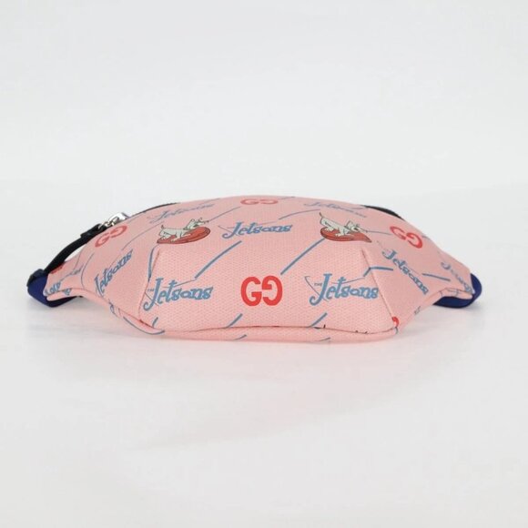 GUCCI Children GUCCIxThe Jetsons Waist bag PVC Pink Silver 502095 Auth 123063M - Picture 7 of 16